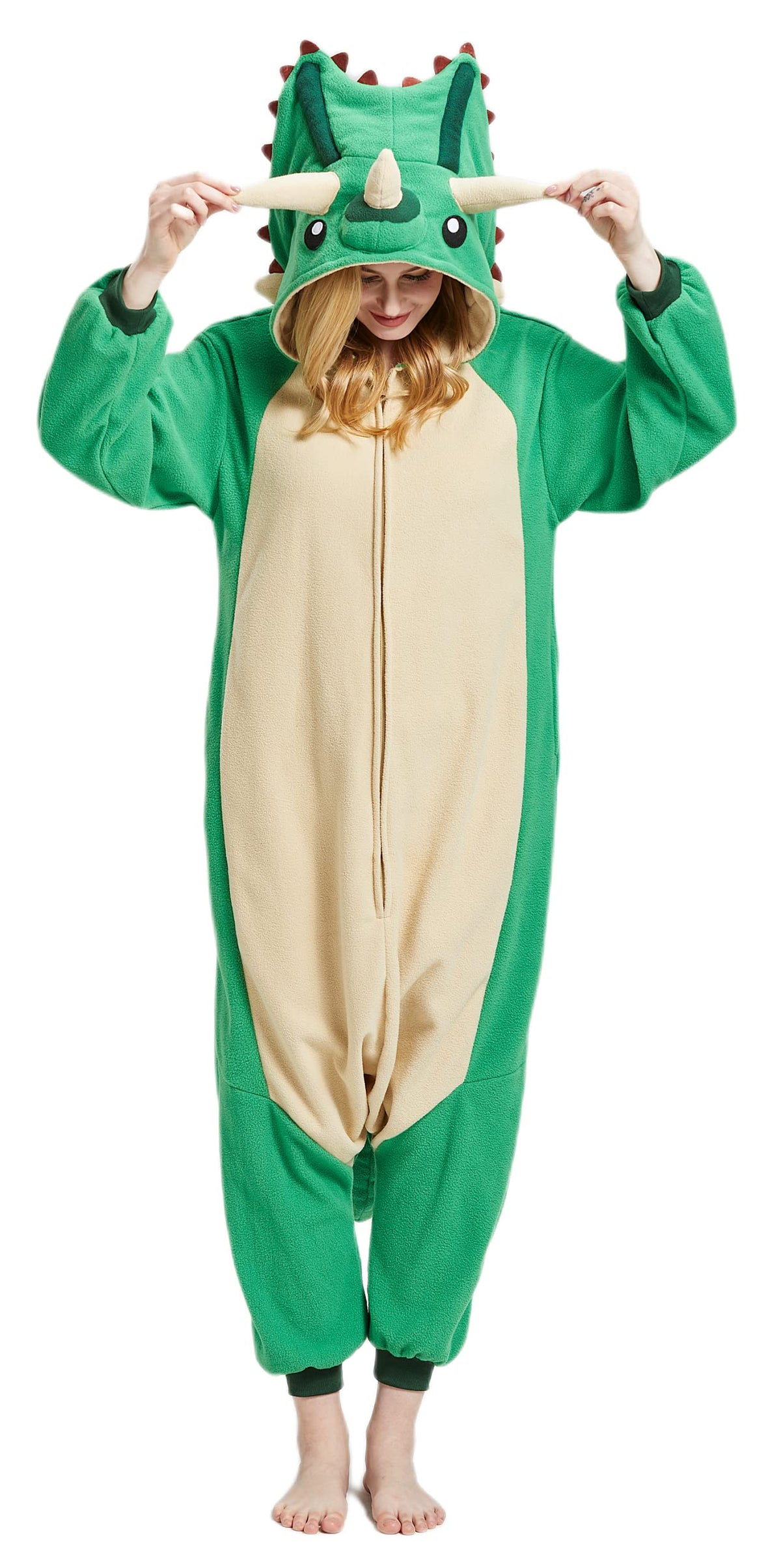 SimZoo Adult Animal Onesie Pajamas Halloween One-Piece Costumes