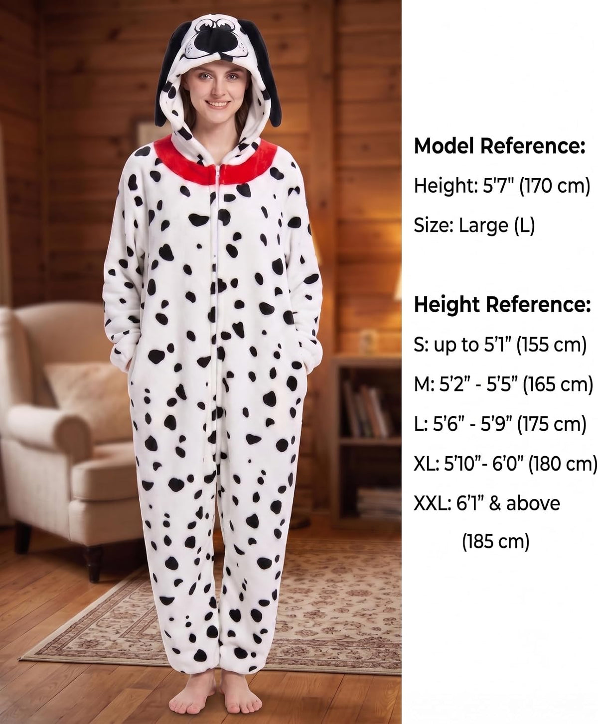 Hundredmore Adult Onesie Pajamas Animal Costume One Piece Loungewear