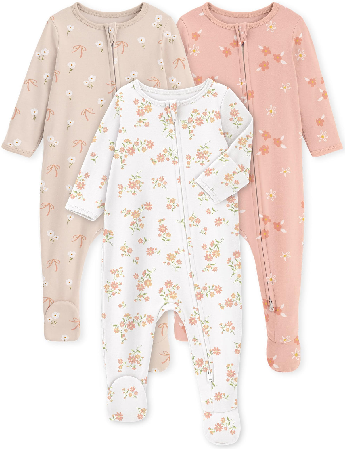 Yoofoss Baby Pajamas 100% Organic Cotton Newborn Sleepers Boy Girl Clothes