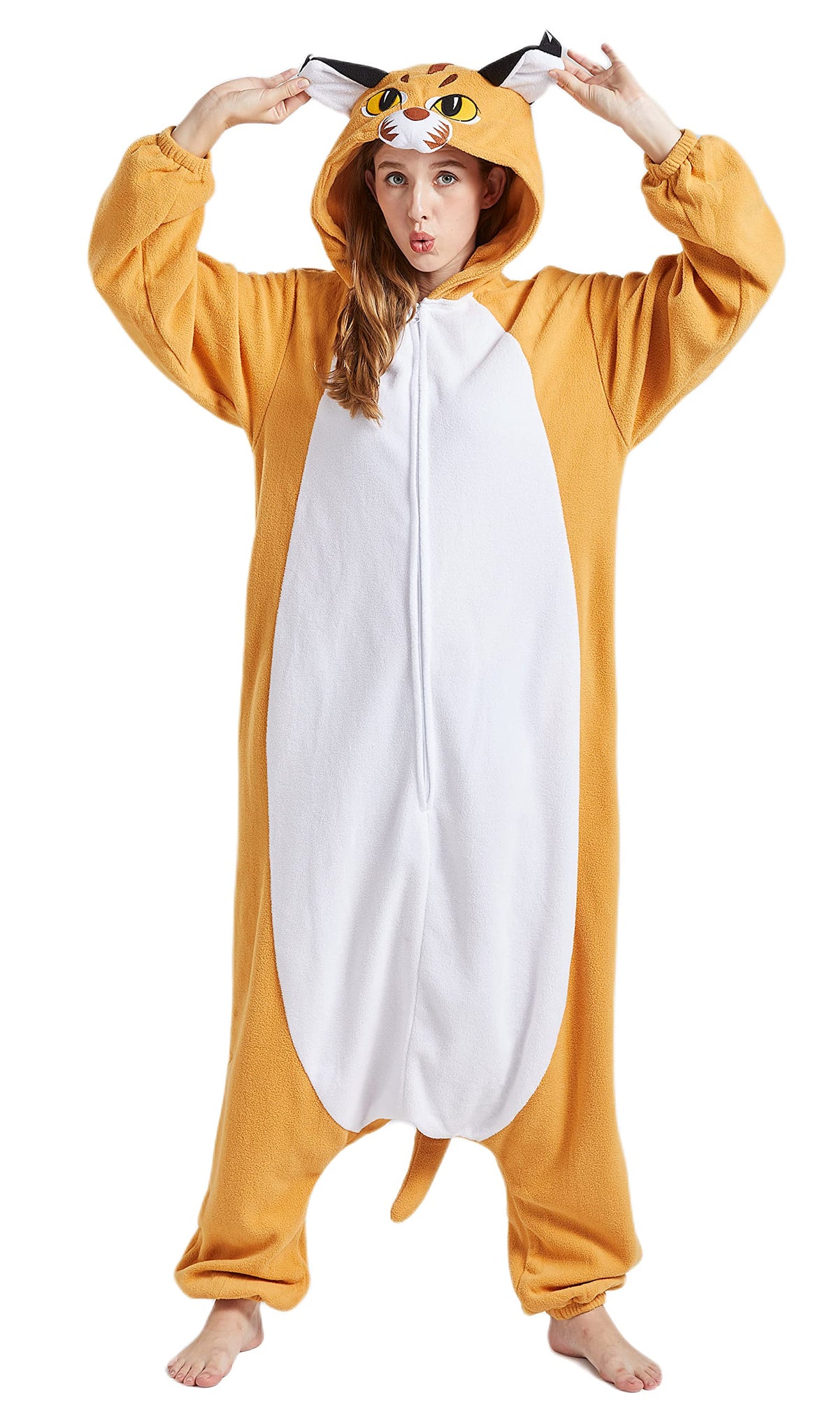 SAMGU Adult Onesie Animal Halloween Cosplay Costume One Piece Pajamas for Women and Men