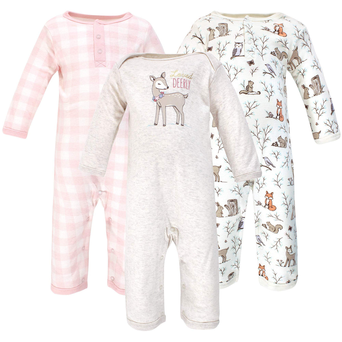 Hudson Baby unisex-child Cotton Coveralls