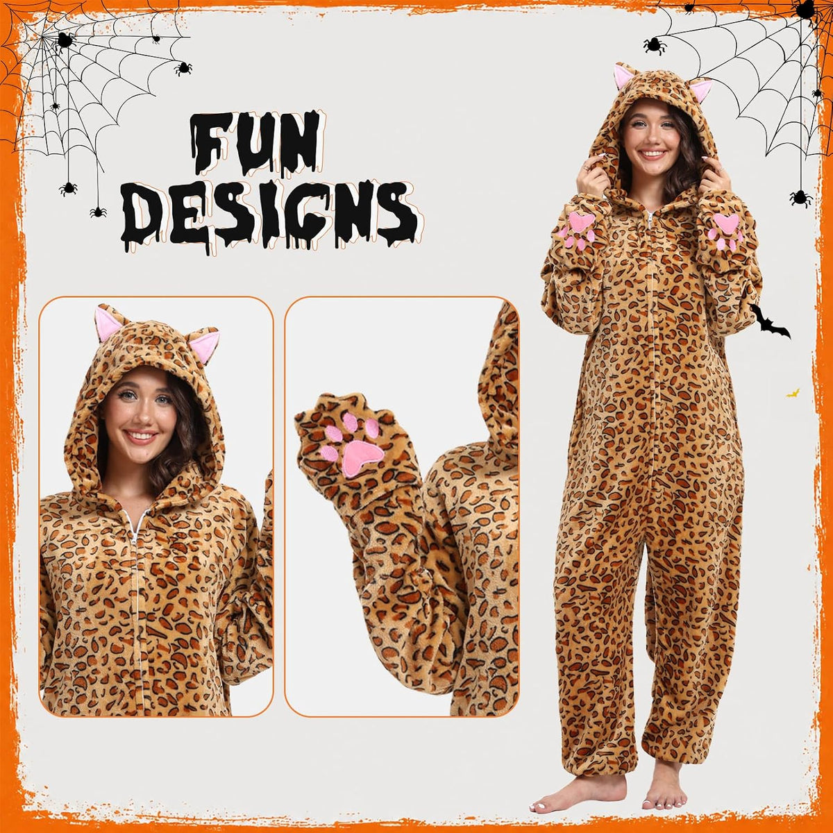Adult Onesie Pajamas Animal One Piece Costume Halloween Cosplay for Women Men