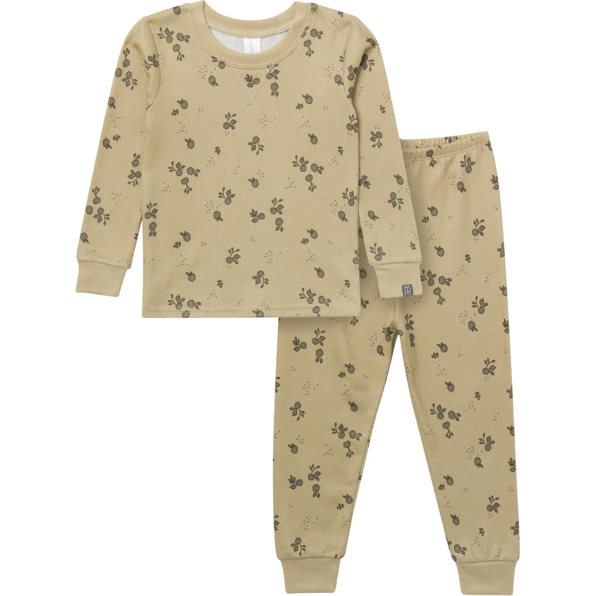 Modern Moments by Gerber Baby Toddler Hacci Snug Fit 2-piece Pajama Set
