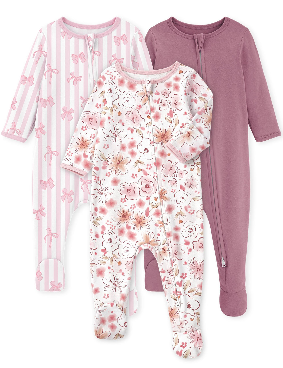 Yoofoss Baby Pajamas 100% Organic Cotton Newborn Sleepers Boy Girl Clothes