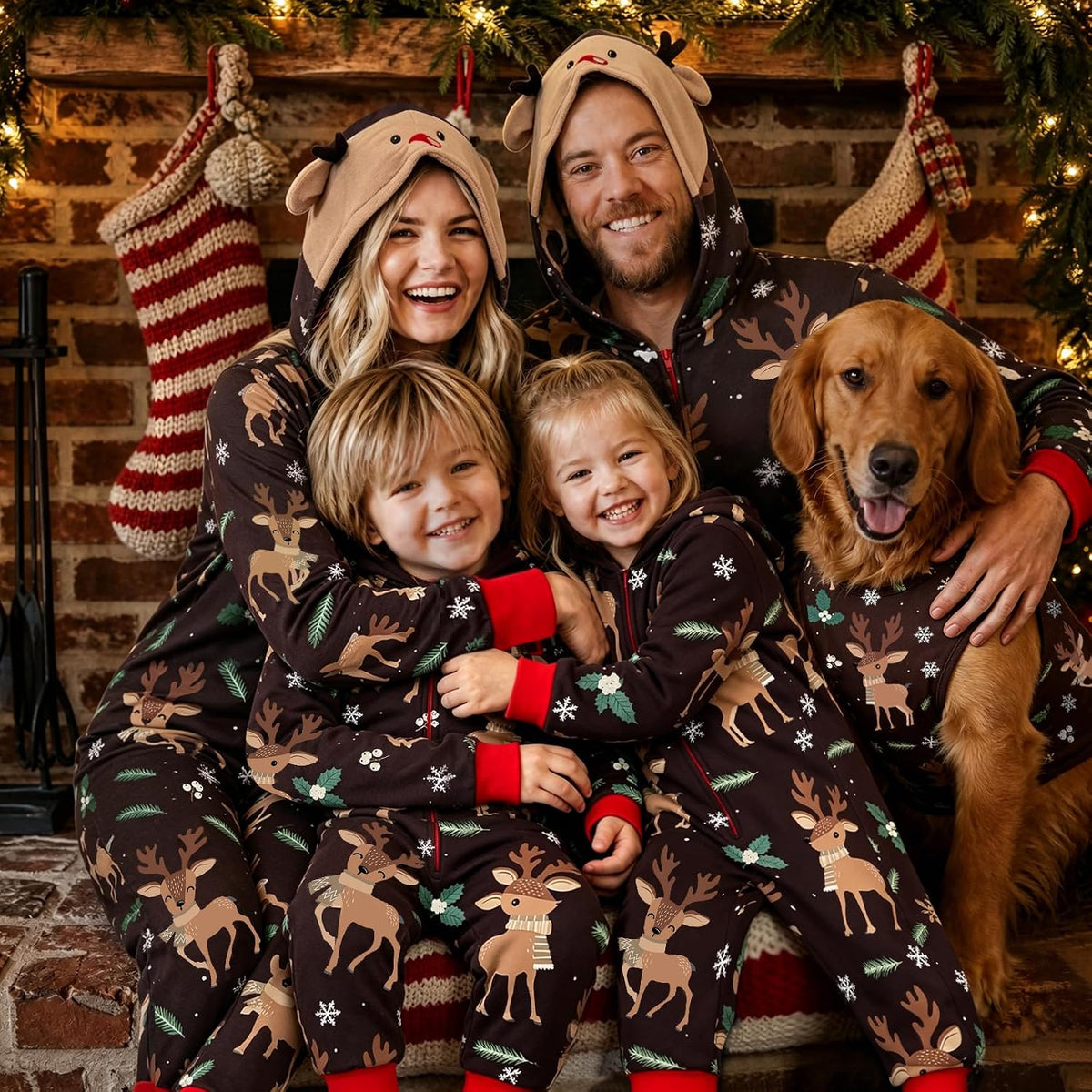 Neufigr Matching Christmas Pajamas for Family Christmas Pjs