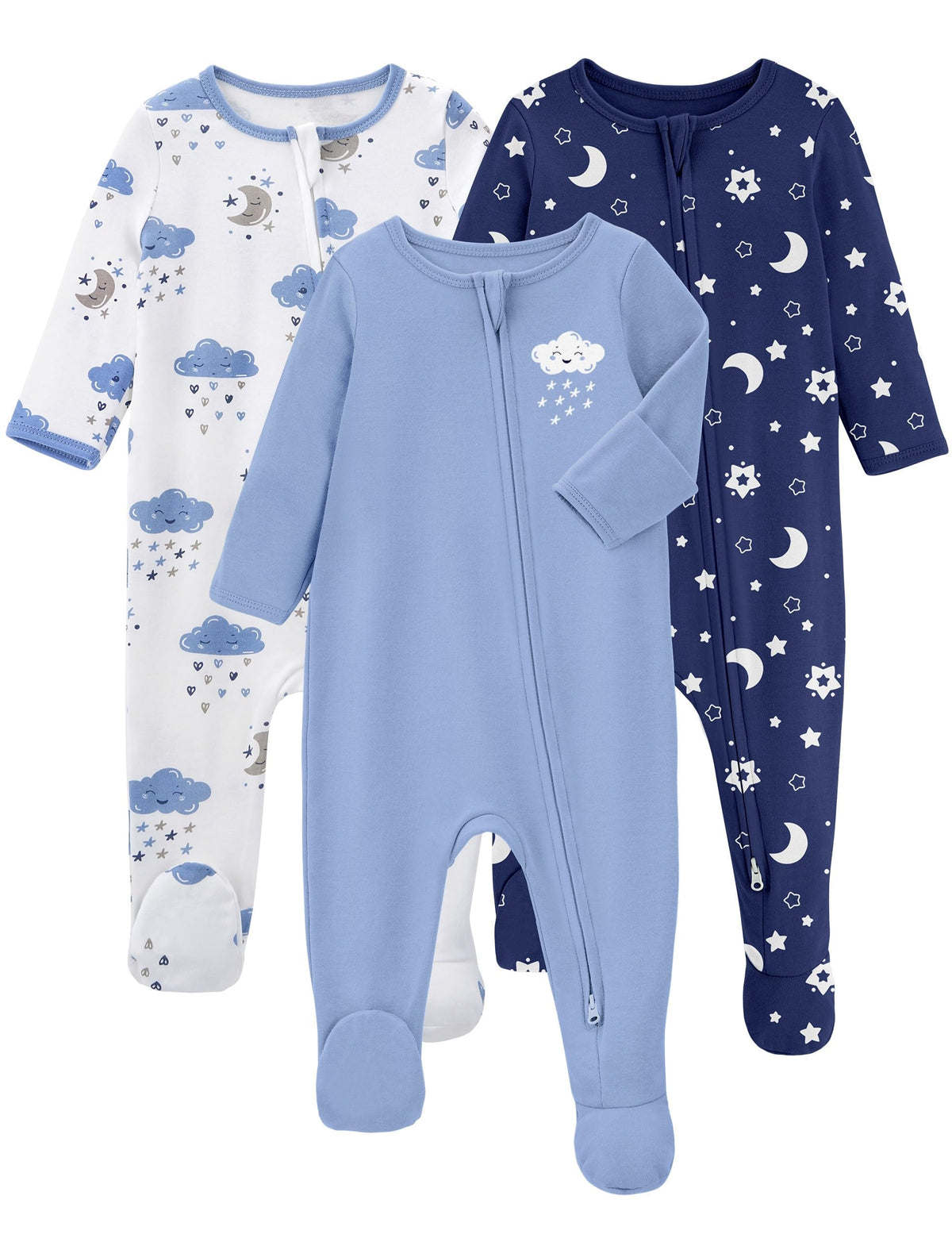 Yoofoss Baby Pajamas 100% Organic Cotton Newborn Sleepers Boy Girl Clothes