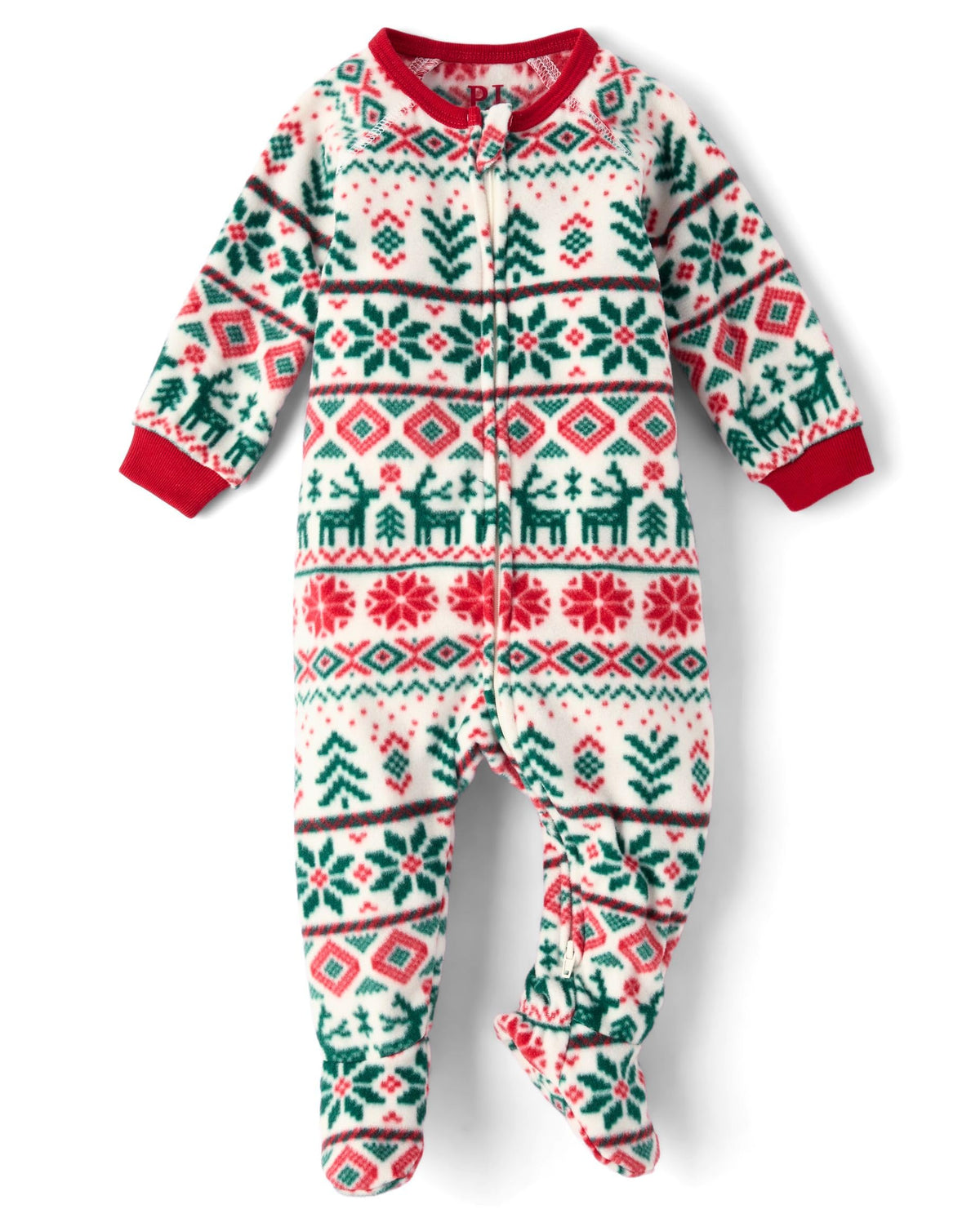 The Children's Place Baby and Kids' Sibling Matching Christmas Pajama Sets, Fleece