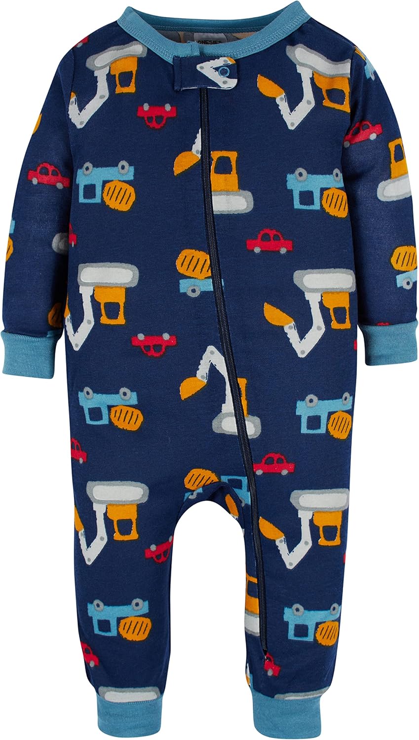 Onesies Brand Baby Boys' 3-pack Snug Fit One-piece Cotton Pajamas