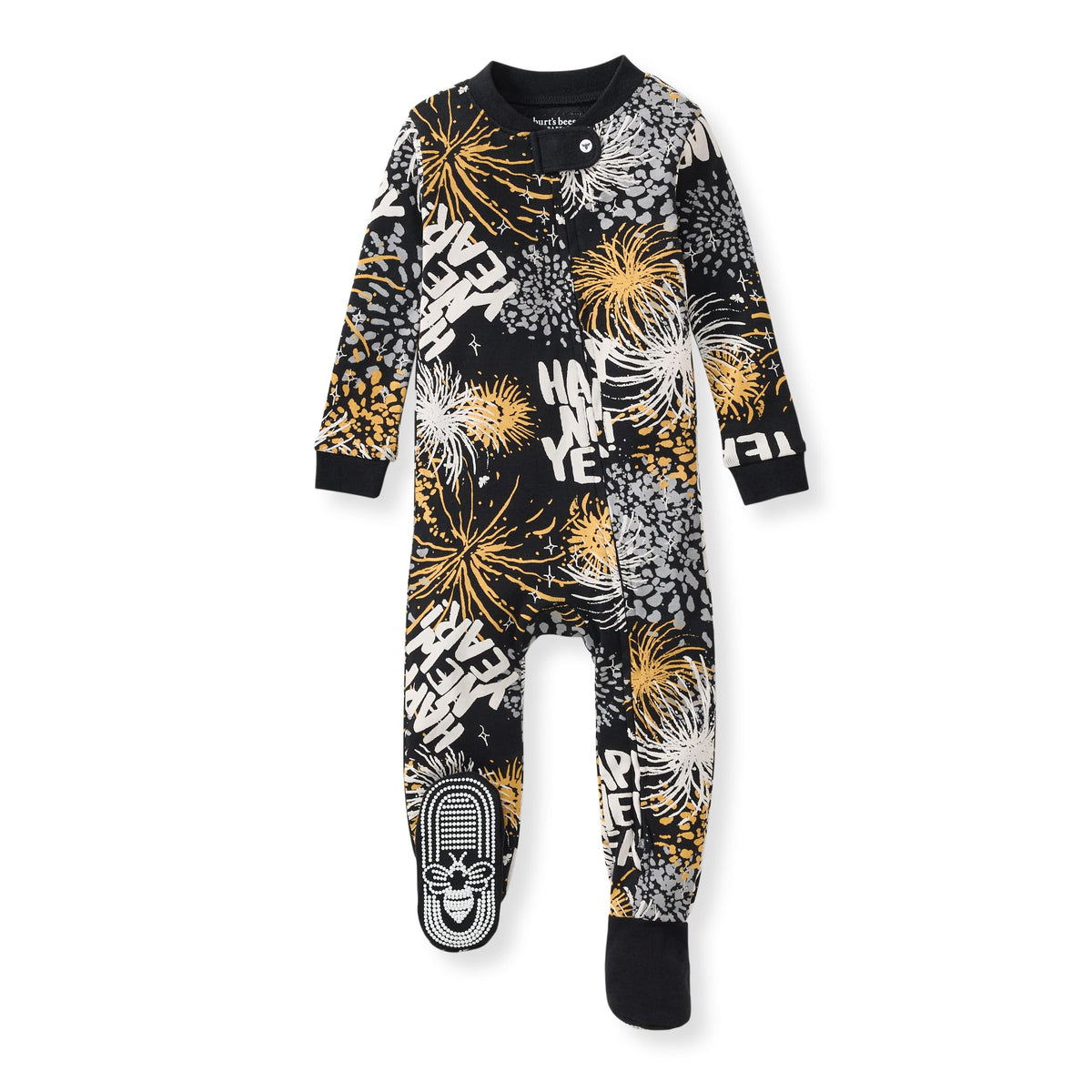 Burt's Bees Baby Boys Organic Cotton, Snug Fit Footed Sleeper Pajamas