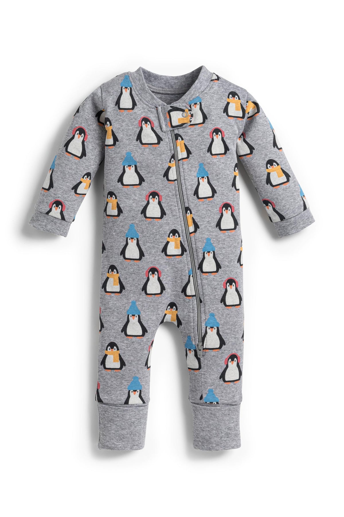 MONICA + ANDY One Piece Baby Pajamas, 100% Organic Baby Clothes for Girls and Boys, Sizes For Newborn and Infant