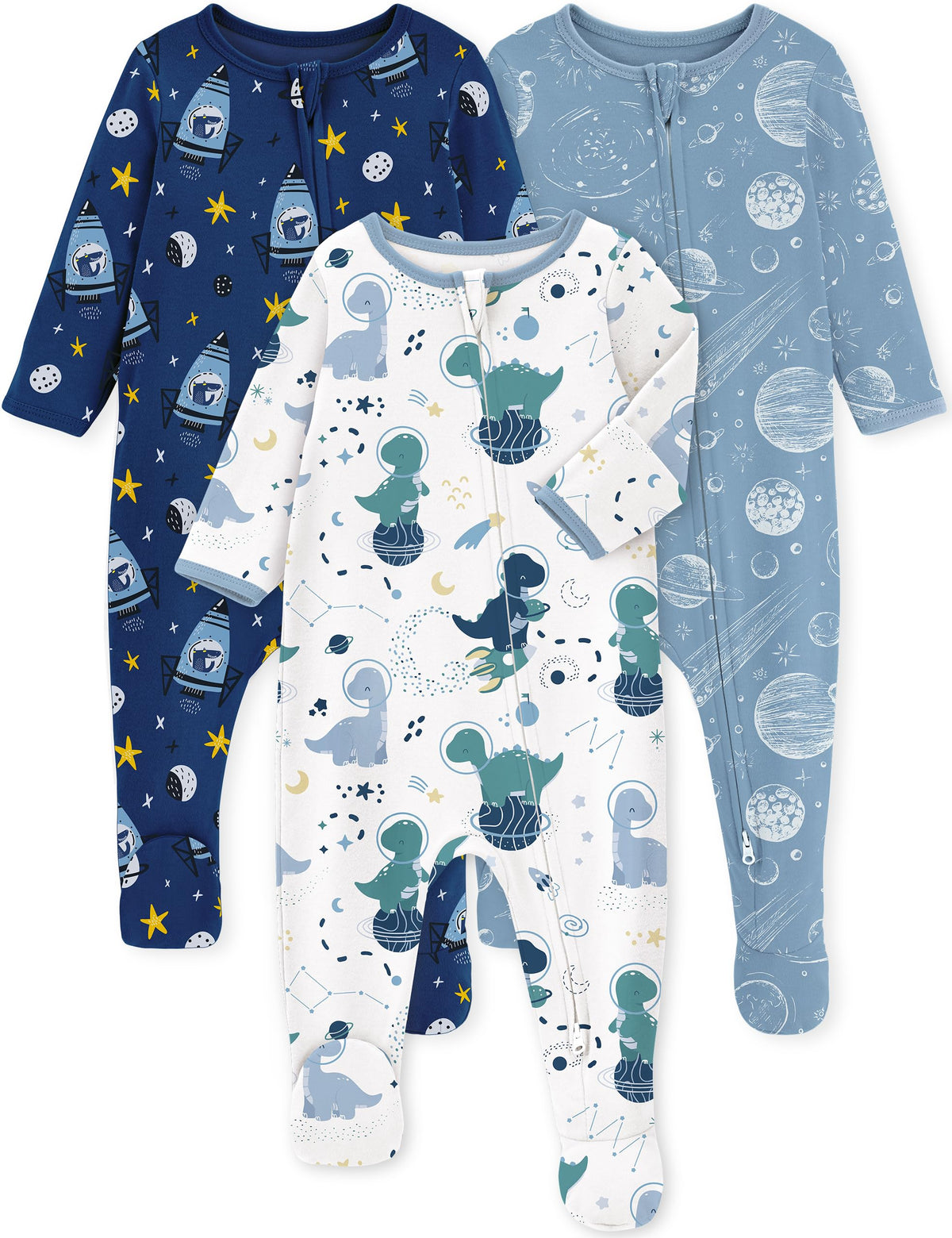 Yoofoss Baby Pajamas 100% Organic Cotton Newborn Sleepers Boy Girl Clothes
