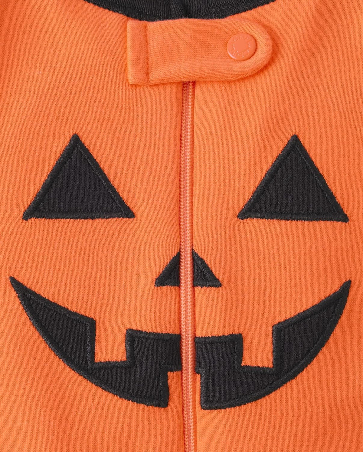 The Children's Place Baby Toddler, Halloween Pajamas, Cotton, Pumpkin One Piece, 4T