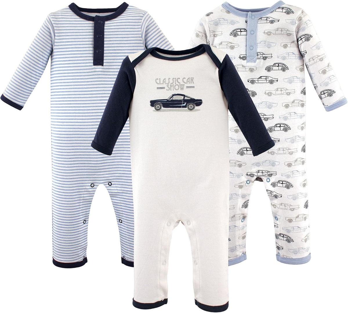 Hudson Baby unisex-child Cotton Coveralls