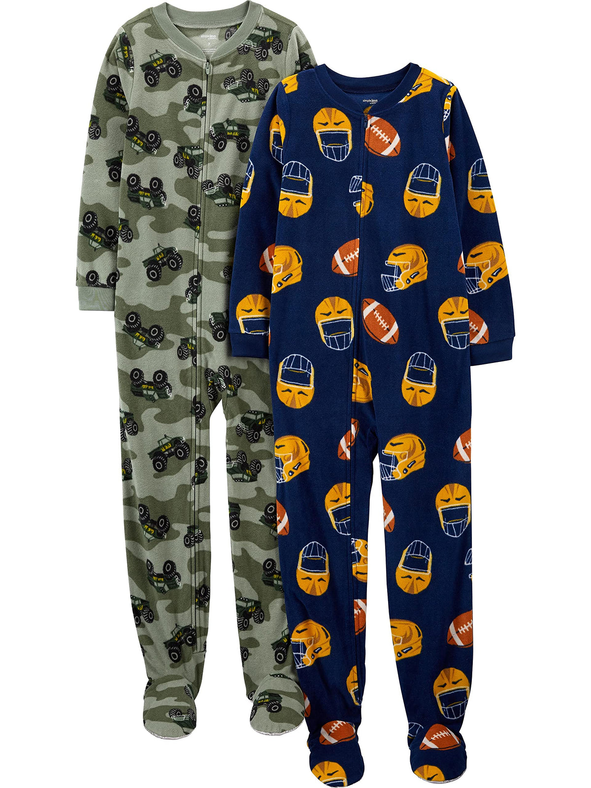 Simple Joys by Carter's Kids' Loose-fit Flame Resistant Fleece Footed Pajamas