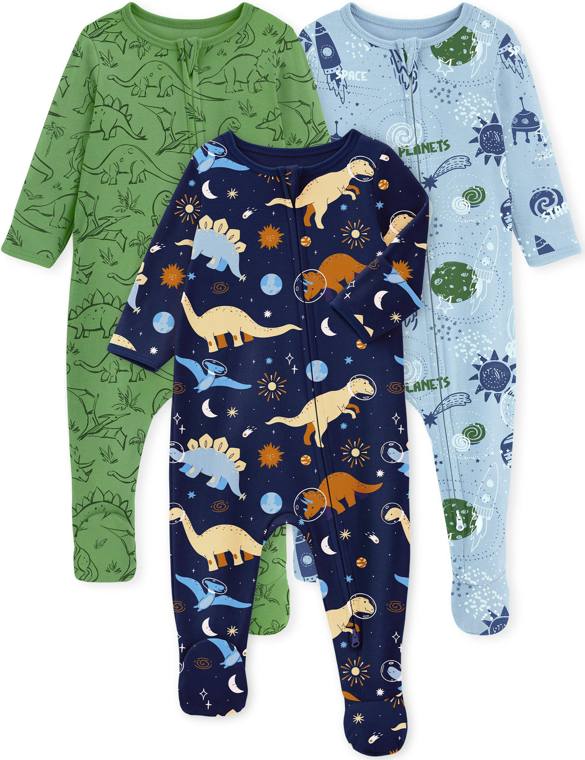 Yoofoss Baby Pajamas 100% Organic Cotton Newborn Sleepers Boy Girl Clothes