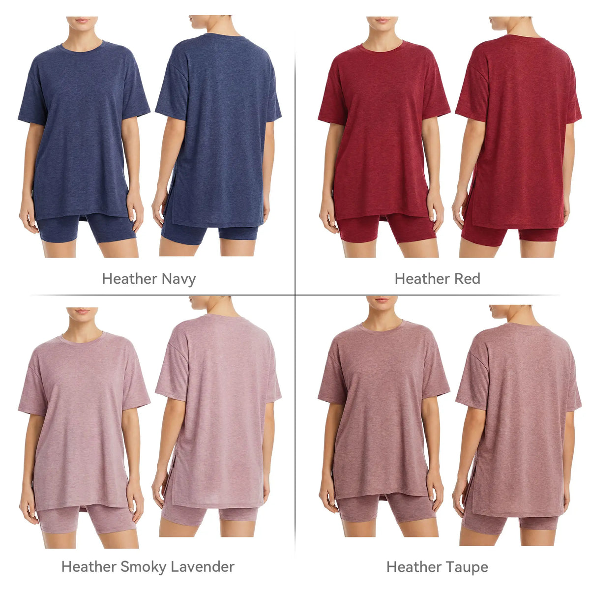 SHOWITTY Womens Lounge Set – Short Sleeve Crew Neck Top and Shorts Set, 88% Recycled Polyester Pajama Outfit with Side Pockets, Soft Stretch 2 Piece Outfit #tiktokshopsummersale